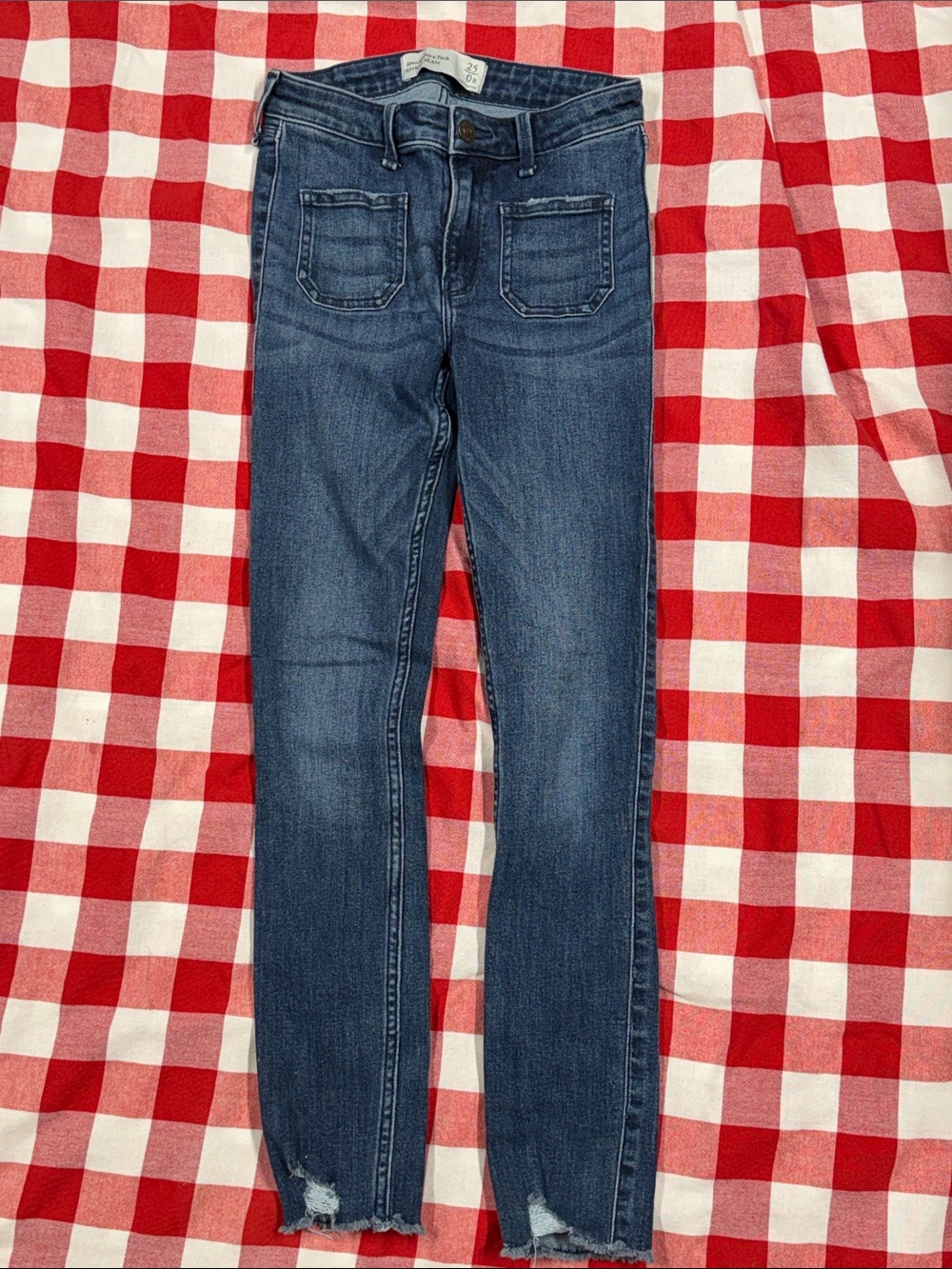 Abercrombie & Fitch Dark Blue Skinny Jeans